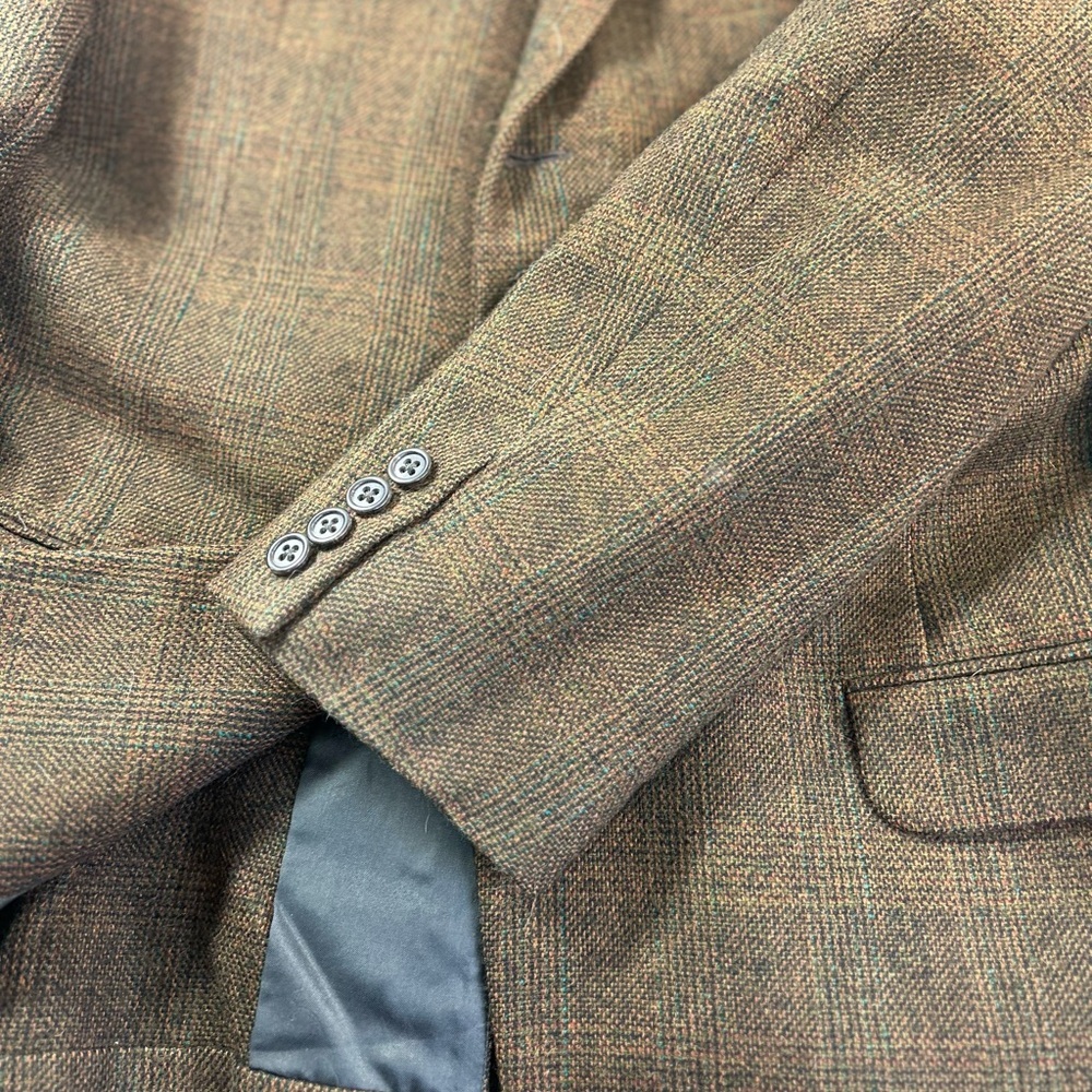 Vintage Men's Abercrombie & Fitch Tweed Wool Blazer sports jacket Size 42 Long - Picture 3 of 5